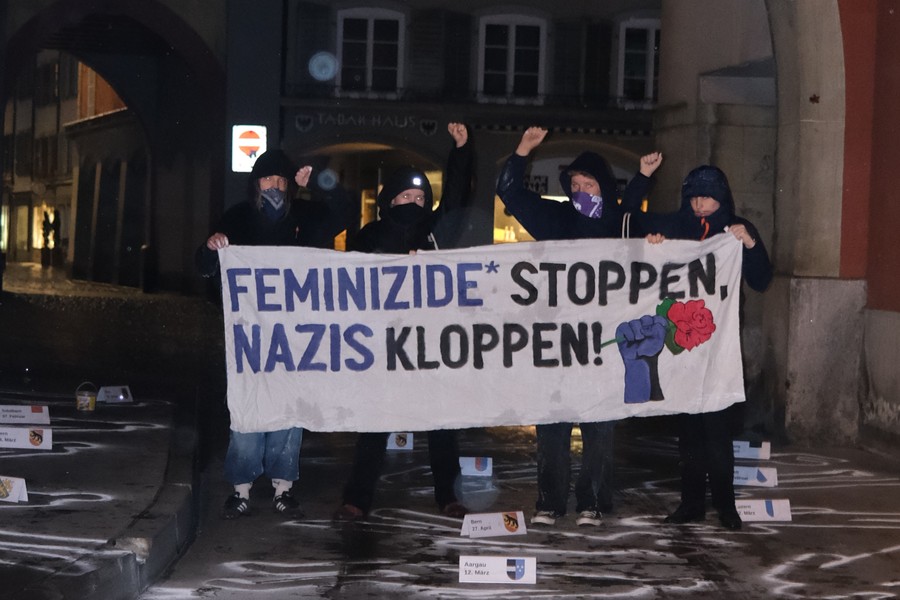 Feminizide stoppen, Nazis kloppen – Heraus zum 14. Juni!